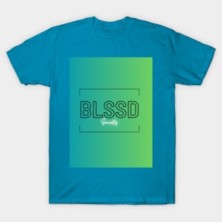 BLSSD Society BBY Green Gradient T-Shirt